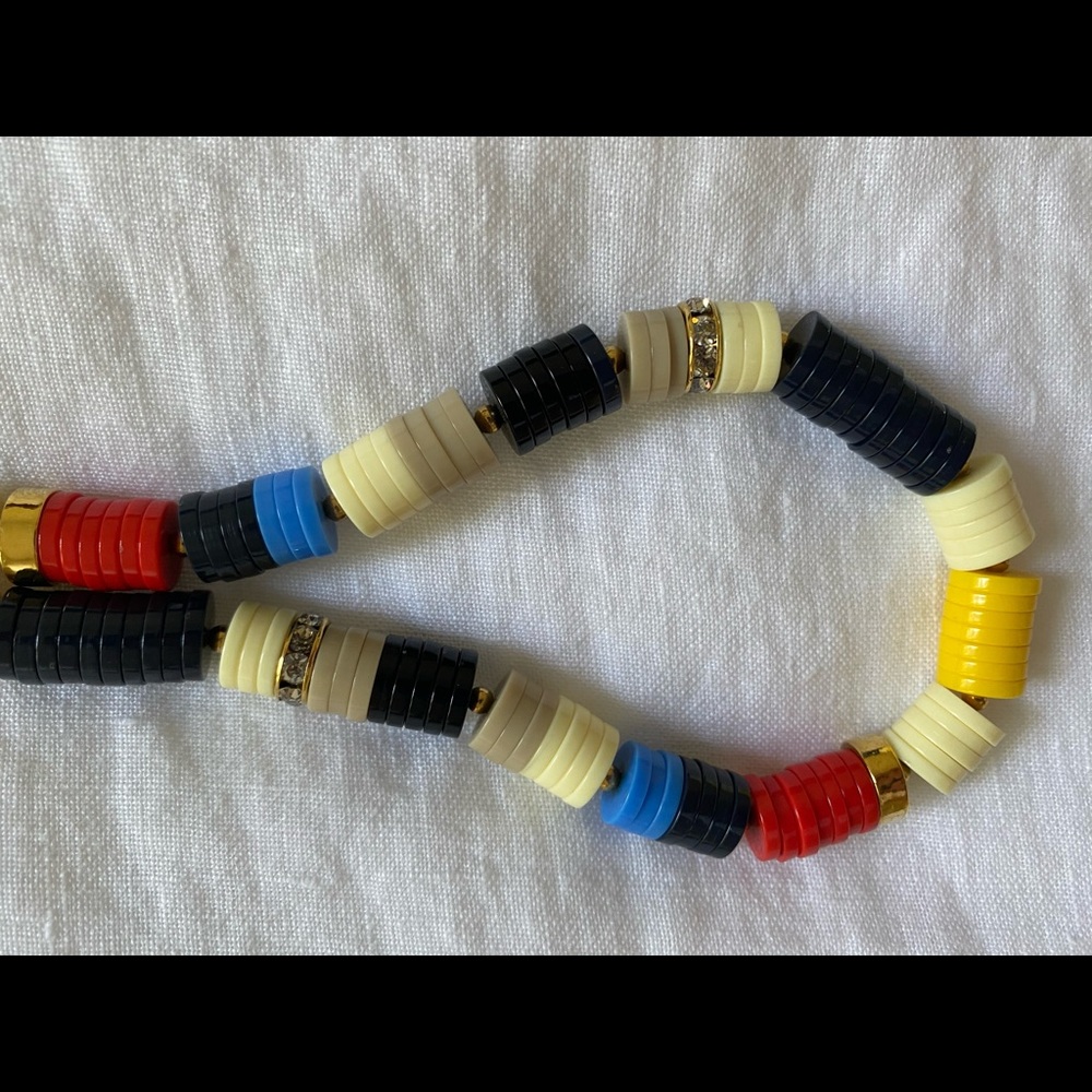 Kate Spade multicolor flatbead necklace - Picture 3 of 6